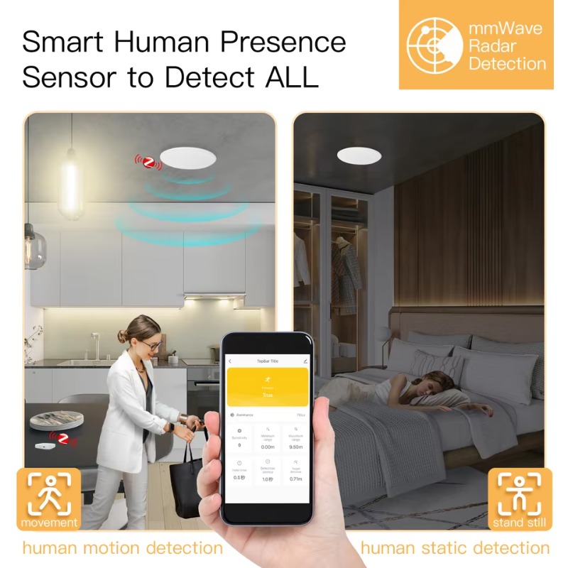 Sensor de Presença Humana Foto - Home Bar Android avaliação e preço